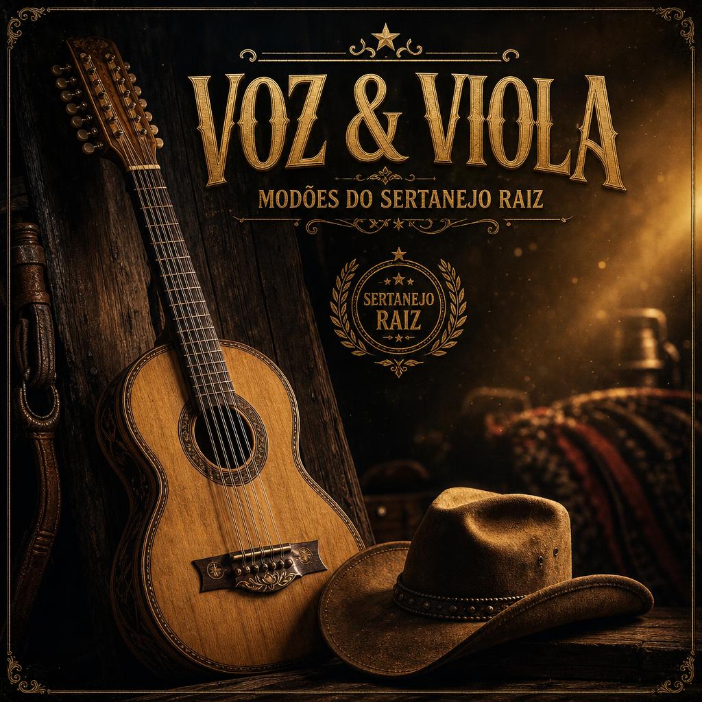 Capa da Playlist Voz & Viola — Modões do Sertanejo Raiz